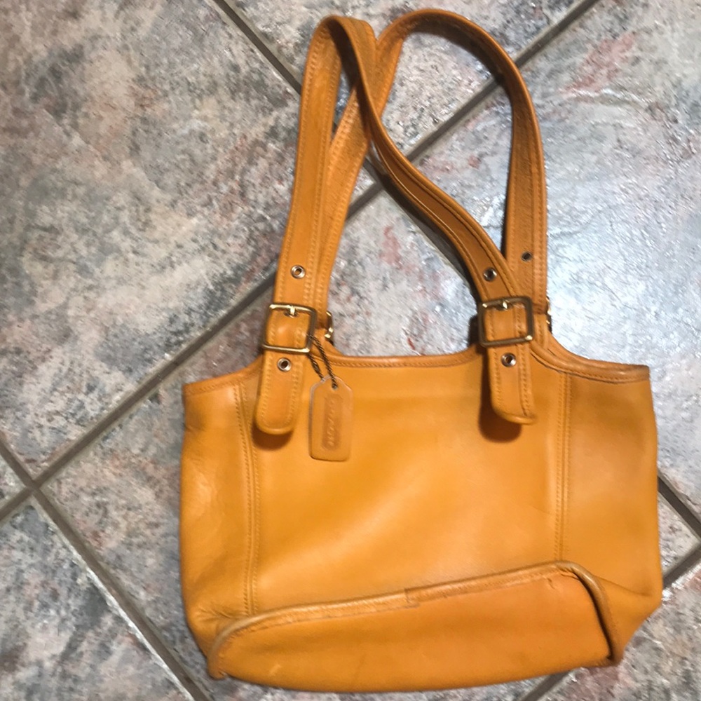 Coach leather bag
